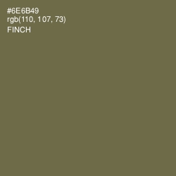 #6E6B49 - Finch Color Image