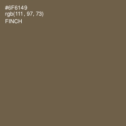 #6F6149 - Finch Color Image