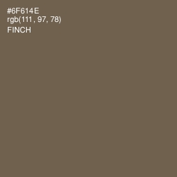 #6F614E - Finch Color Image
