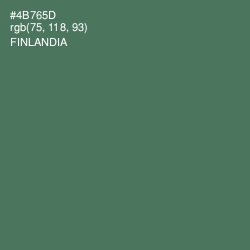#4B765D - Finlandia Color Image