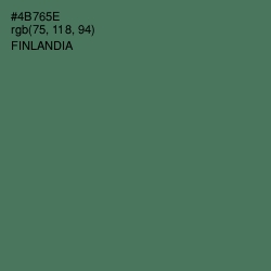 #4B765E - Finlandia Color Image