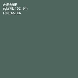 #4E665E - Finlandia Color Image