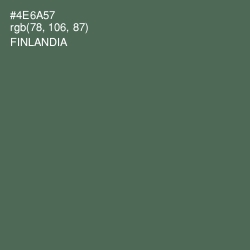 #4E6A57 - Finlandia Color Image