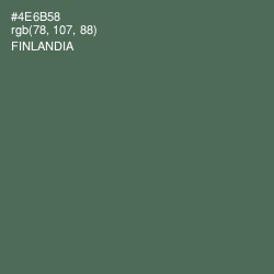 #4E6B58 - Finlandia Color Image