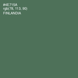 #4E715A - Finlandia Color Image
