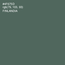 #4F675D - Finlandia Color Image