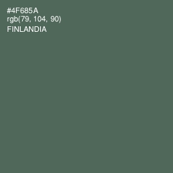 #4F685A - Finlandia Color Image
