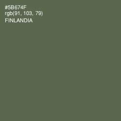 #5B674F - Finlandia Color Image