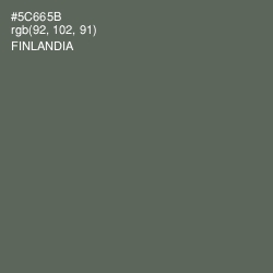 #5C665B - Finlandia Color Image