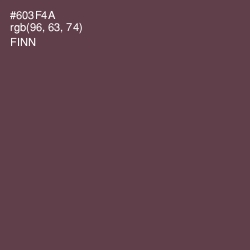 #603F4A - Finn Color Image