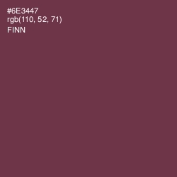 #6E3447 - Finn Color Image