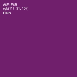 #6F1F6B - Finn Color Image