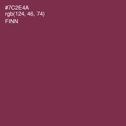 #7C2E4A - Finn Color Image
