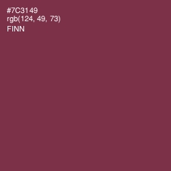 #7C3149 - Finn Color Image