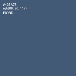 #425A75 - Fiord Color Image