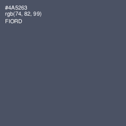 #4A5263 - Fiord Color Image