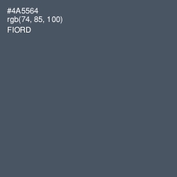 #4A5564 - Fiord Color Image