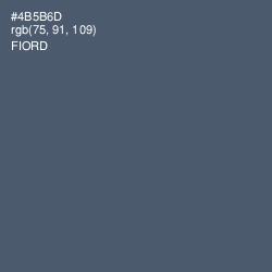 #4B5B6D - Fiord Color Image