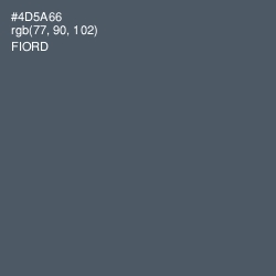 #4D5A66 - Fiord Color Image