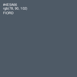 #4E5A66 - Fiord Color Image