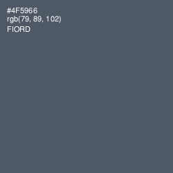 #4F5966 - Fiord Color Image