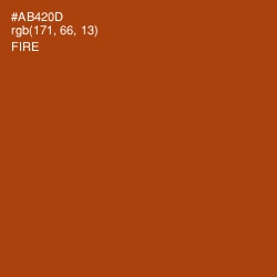 #AB420D - Fire Color Image
