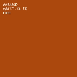 #AB480D - Fire Color Image