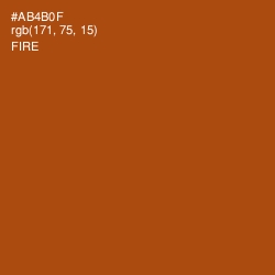#AB4B0F - Fire Color Image