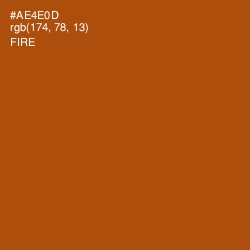 #AE4E0D - Fire Color Image