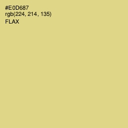 #E0D687 - Flax Color Image