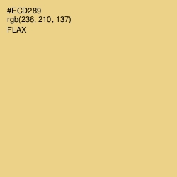 #ECD289 - Flax Color Image