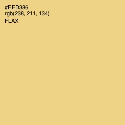 #EED386 - Flax Color Image