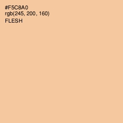 #F5C8A0 - Flesh Color Image