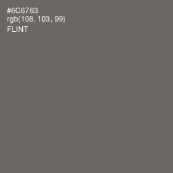 #6C6763 - Flint Color Image