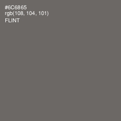 #6C6865 - Flint Color Image