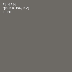#6D6A66 - Flint Color Image