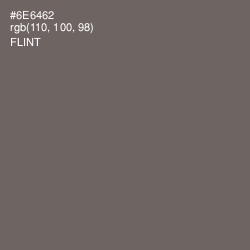 #6E6462 - Flint Color Image