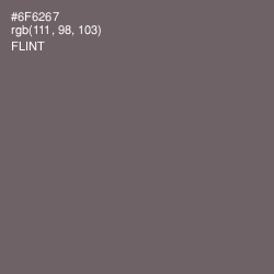 #6F6267 - Flint Color Image