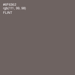 #6F6362 - Flint Color Image