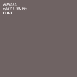 #6F6363 - Flint Color Image