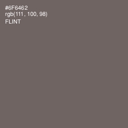 #6F6462 - Flint Color Image