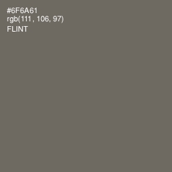#6F6A61 - Flint Color Image