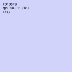 #D1D3FB - Fog Color Image