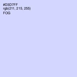 #D3D7FF - Fog Color Image