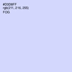 #D3D8FF - Fog Color Image