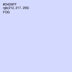 #D4D9FF - Fog Color Image