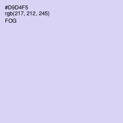 #D9D4F5 - Fog Color Image