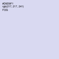 #D9D9F1 - Fog Color Image
