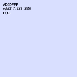 #D9DFFF - Fog Color Image