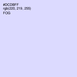 #DCDBFF - Fog Color Image
